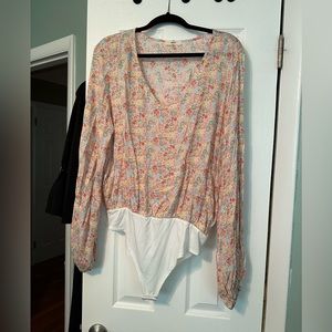 NWOT Entro Large Long Sleeve Body Suit